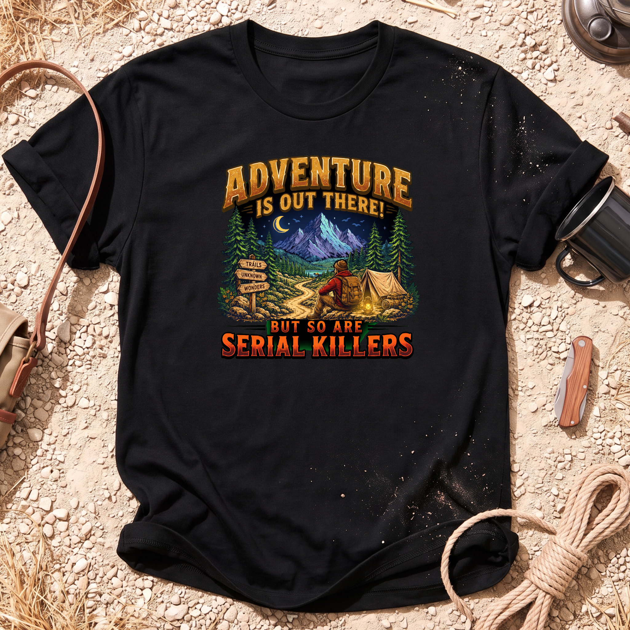 Adventure with Serial Killers Color T-Shirt