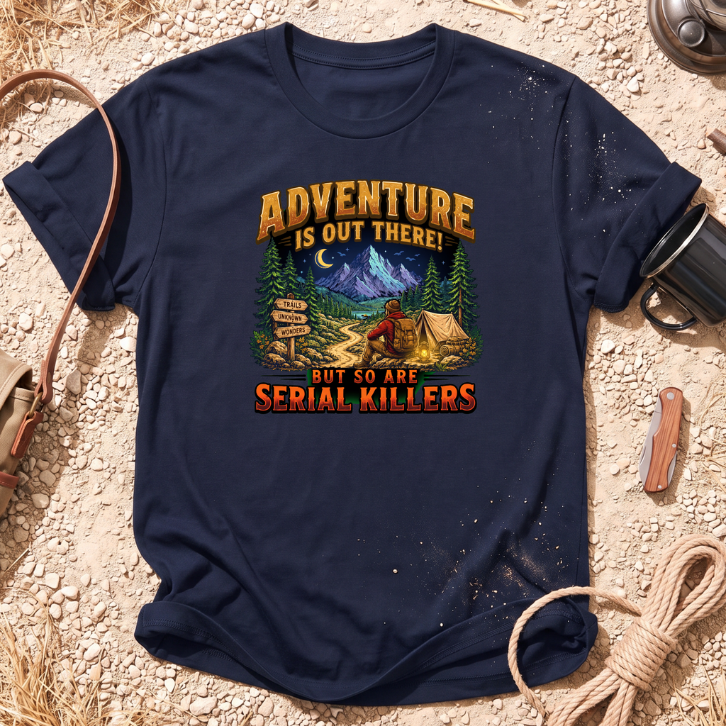 Adventure with Serial Killers Color T-Shirt