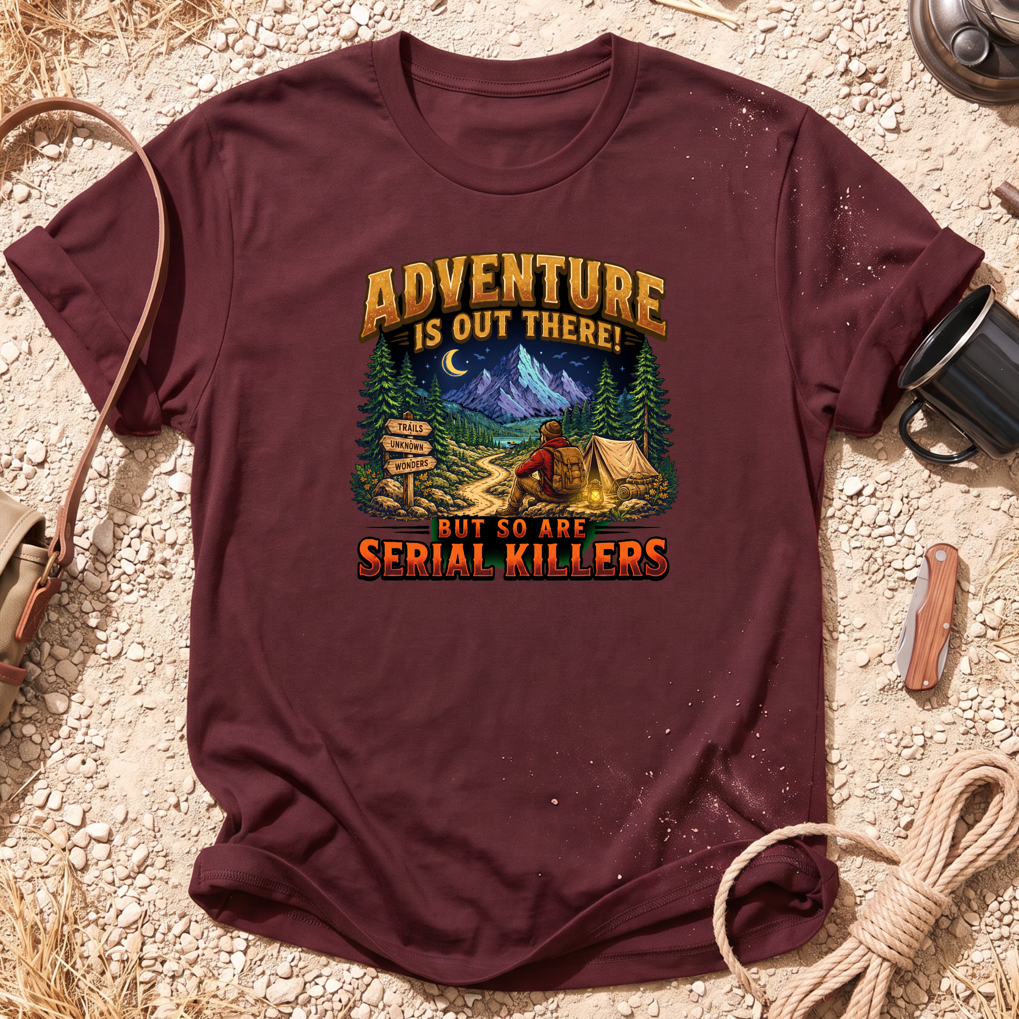 Adventure with Serial Killers Color T-Shirt