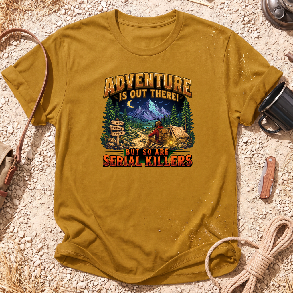 Adventure with Serial Killers Color T-Shirt