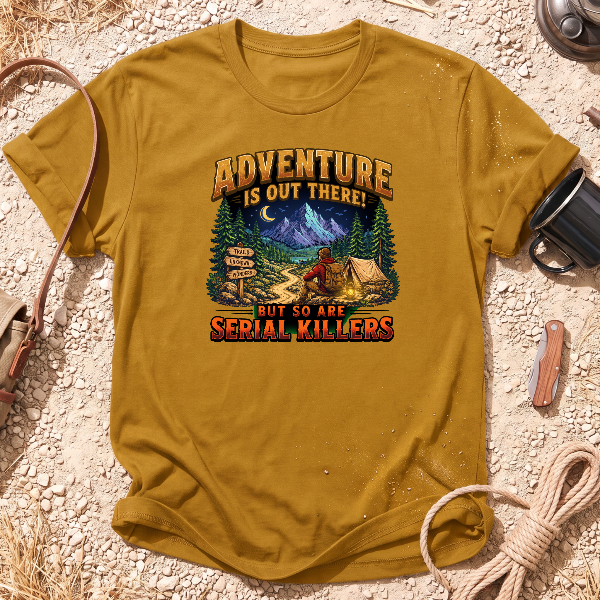 Adventure with Serial Killers Color T-Shirt