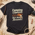 Camping with Beer is Awesomer T-Shirt