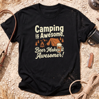 Camping with Beer is Awesomer T-Shirt