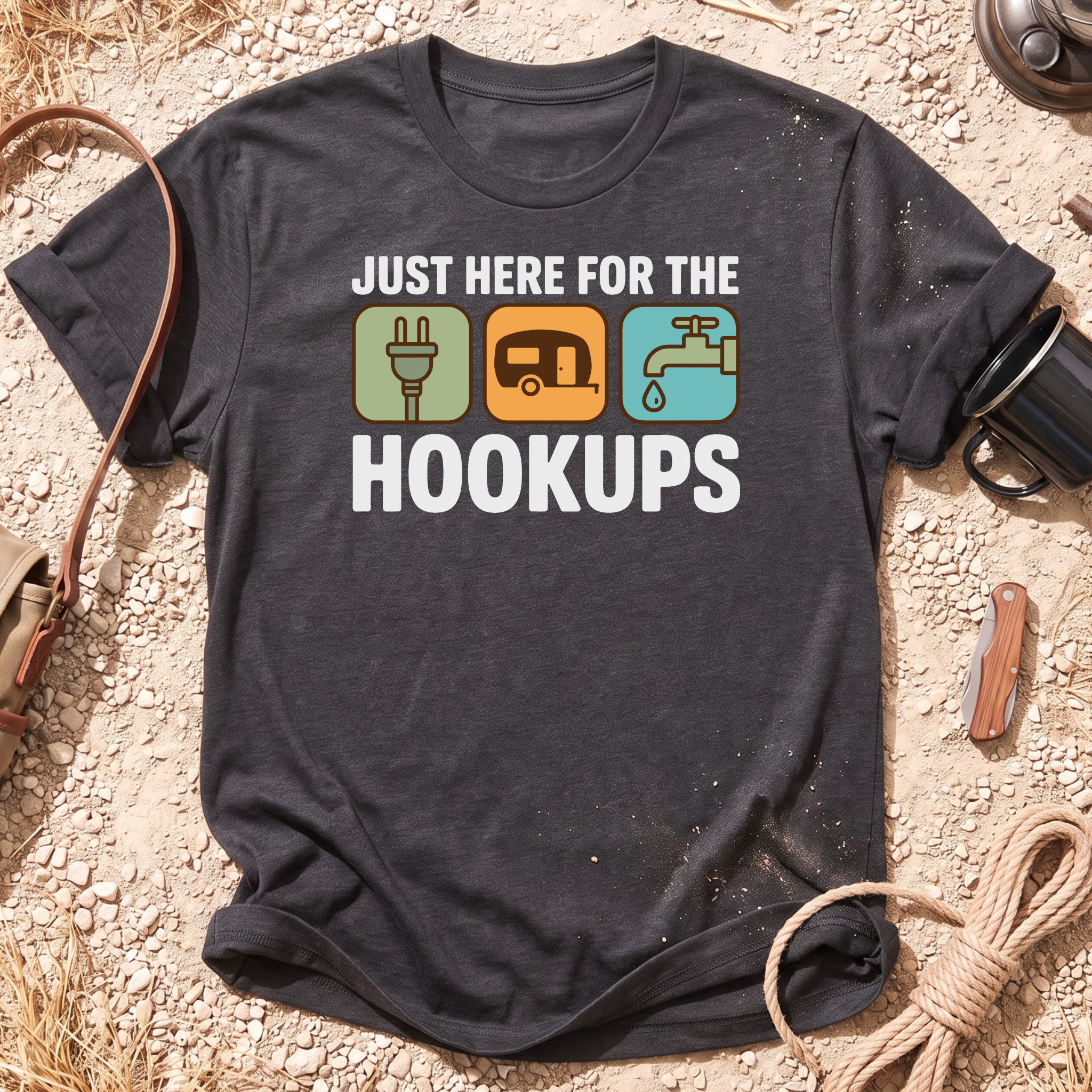 Just Here For the Hookups T-Shirt