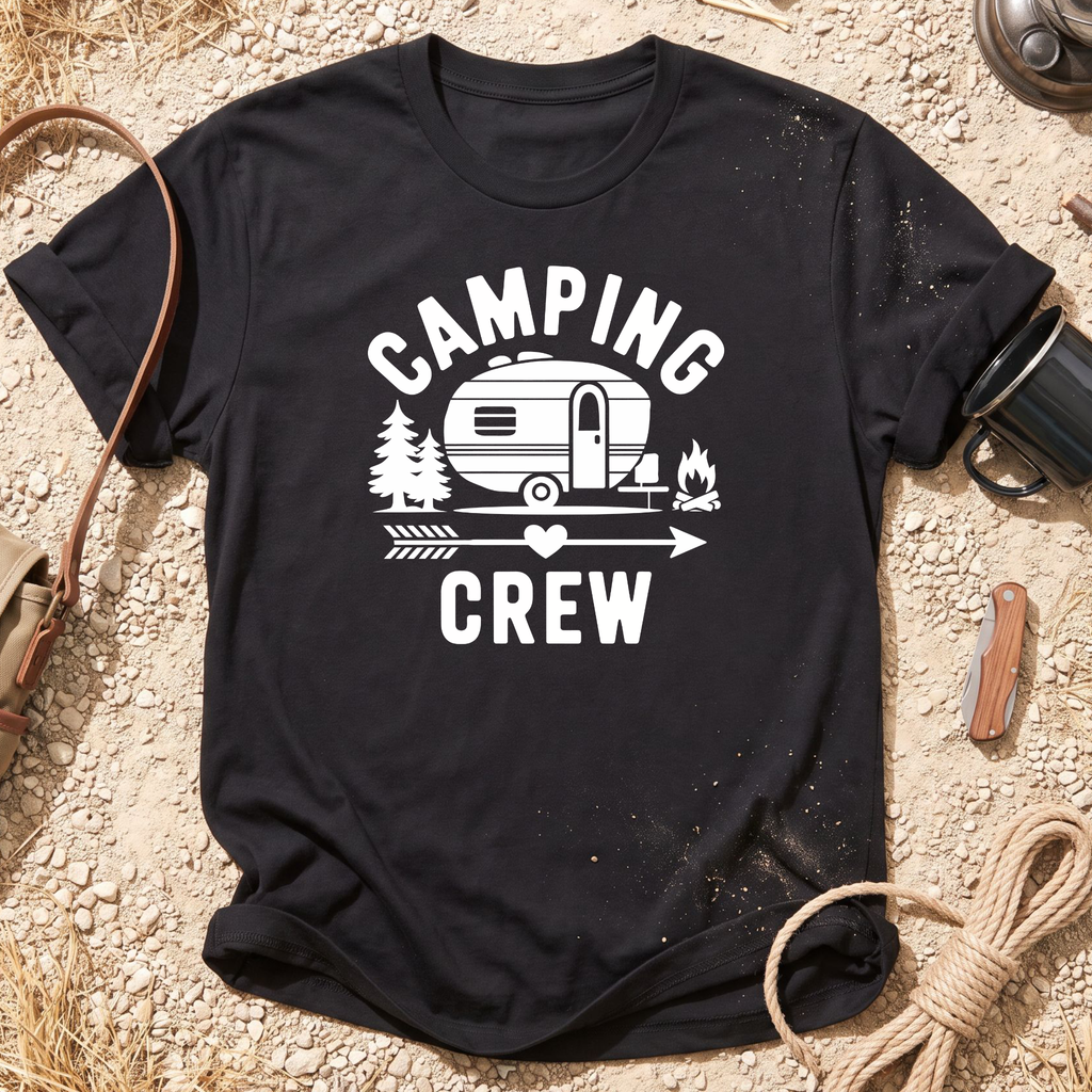 Camping Crew Trailer T-Shirt