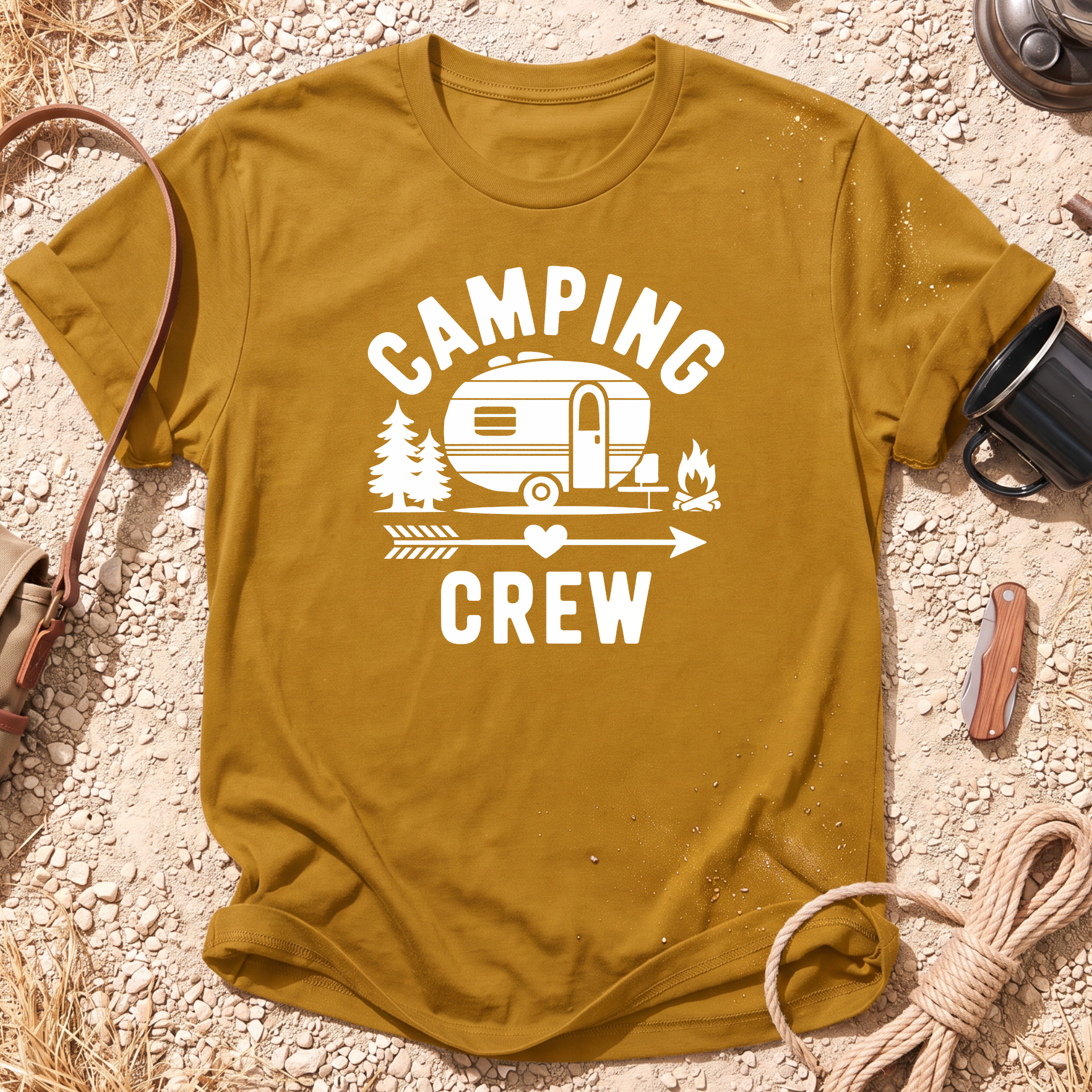 Camping Crew Trailer T-Shirt