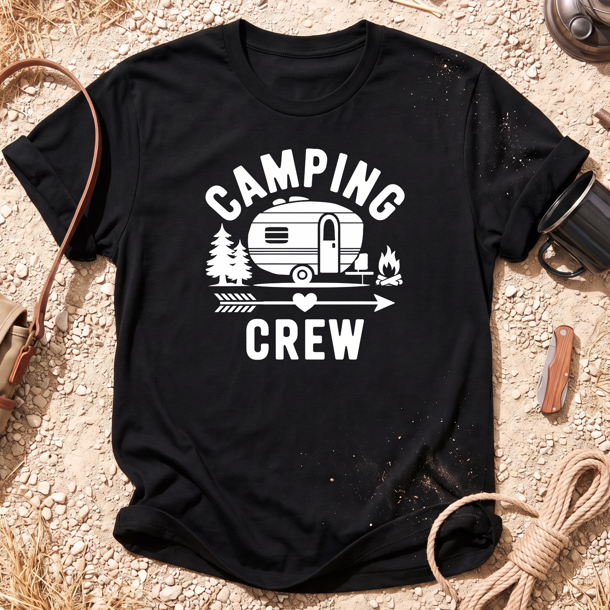 Camping Crew Trailer T-Shirt