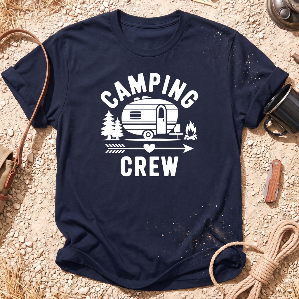 Camping Crew Trailer T-Shirt