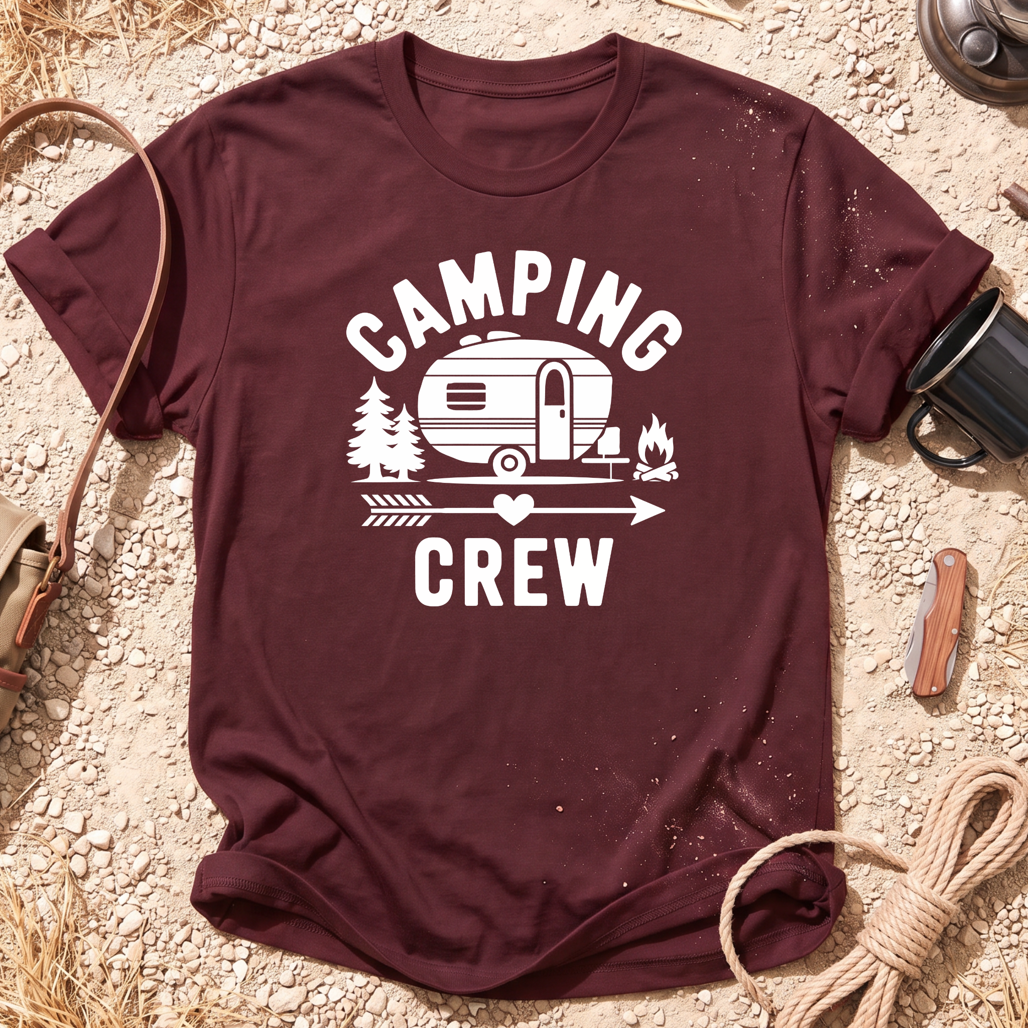 Camping Crew Trailer T-Shirt