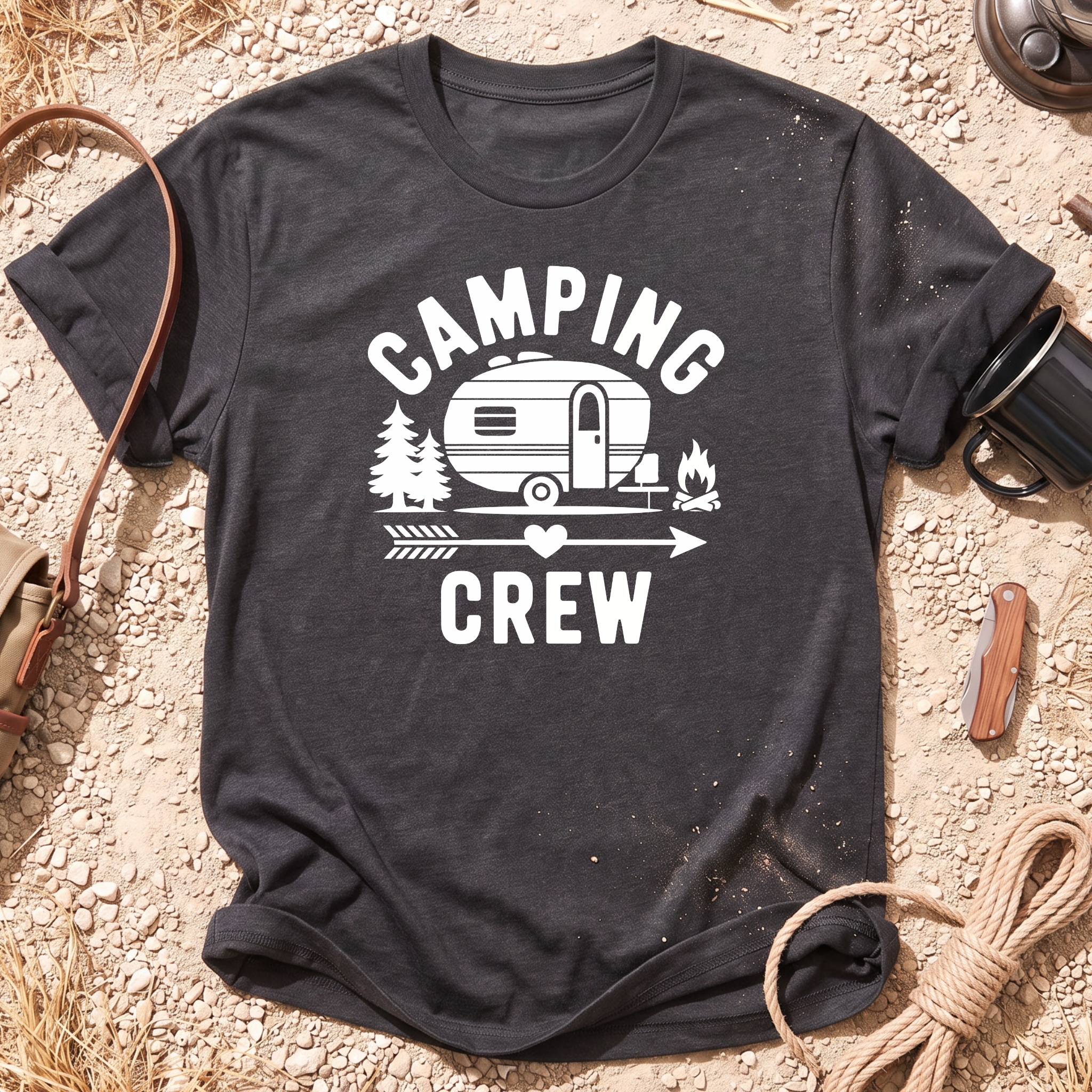 Camping Crew Trailer T-Shirt