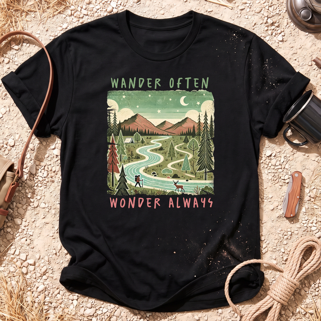 Wander Often Wonder Always T-Shirt