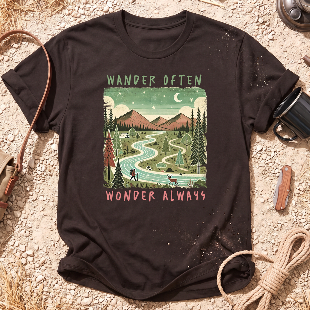 Wander Often Wonder Always T-Shirt
