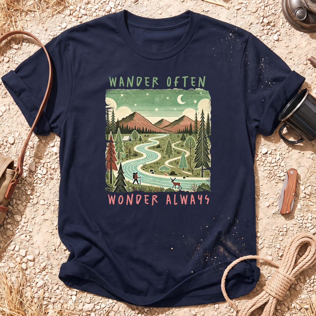 Wander Often Wonder Always T-Shirt
