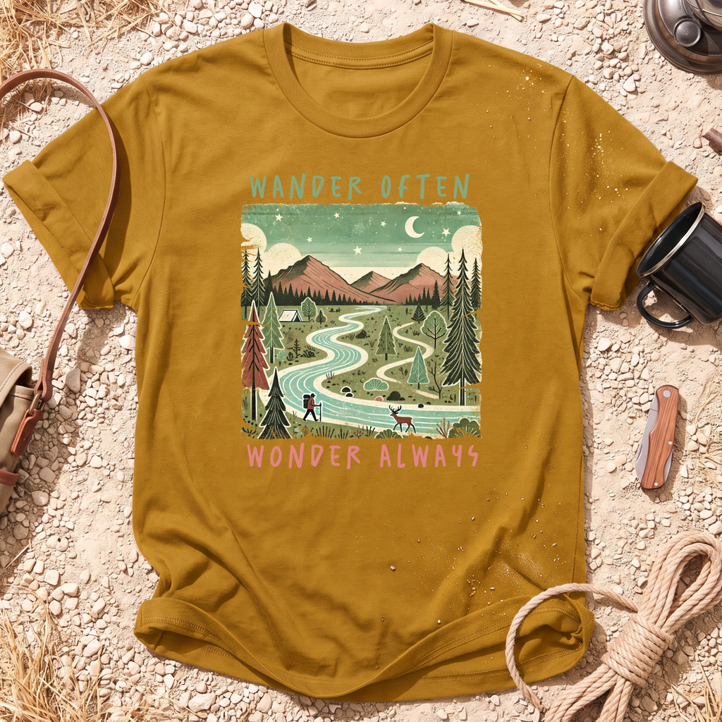 Wander Often Wonder Always T-Shirt