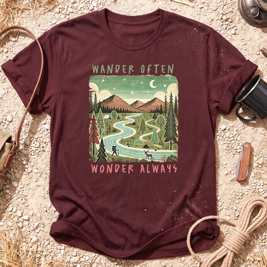 Wander Often Wonder Always T-Shirt
