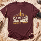 Camping and Beer Mountain T-Shirt