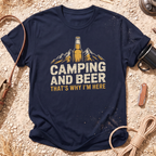 Camping and Beer Mountain T-Shirt