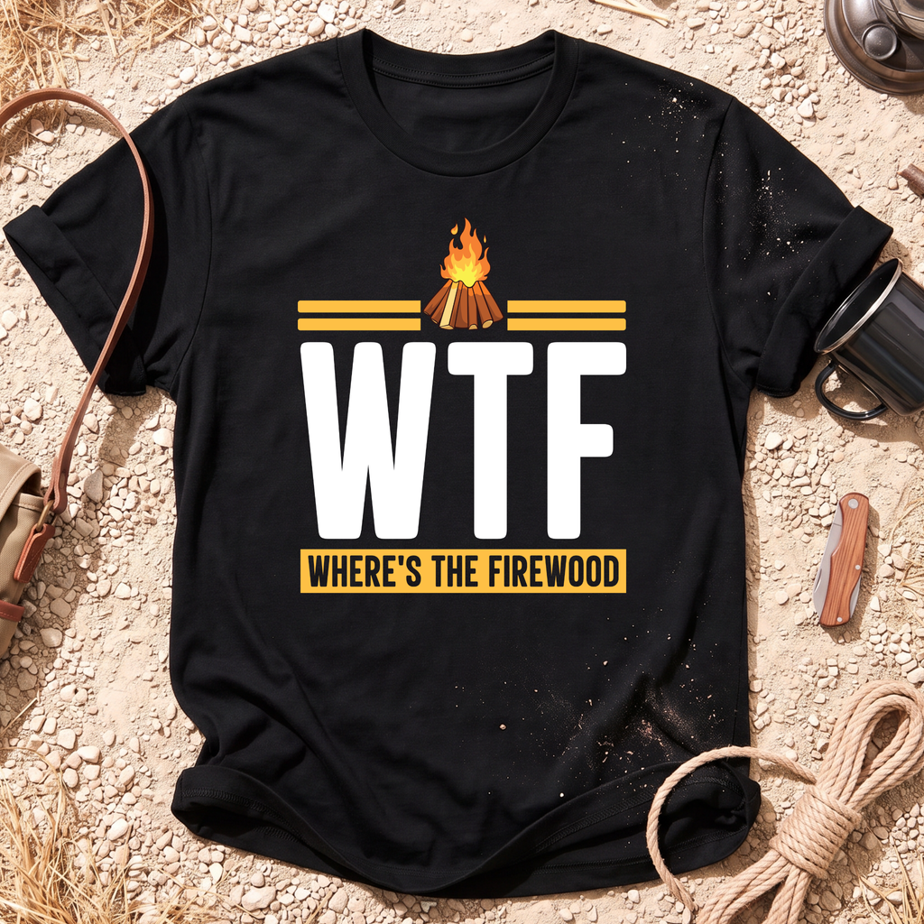 WTF - Where's the Firewood T-Shirt