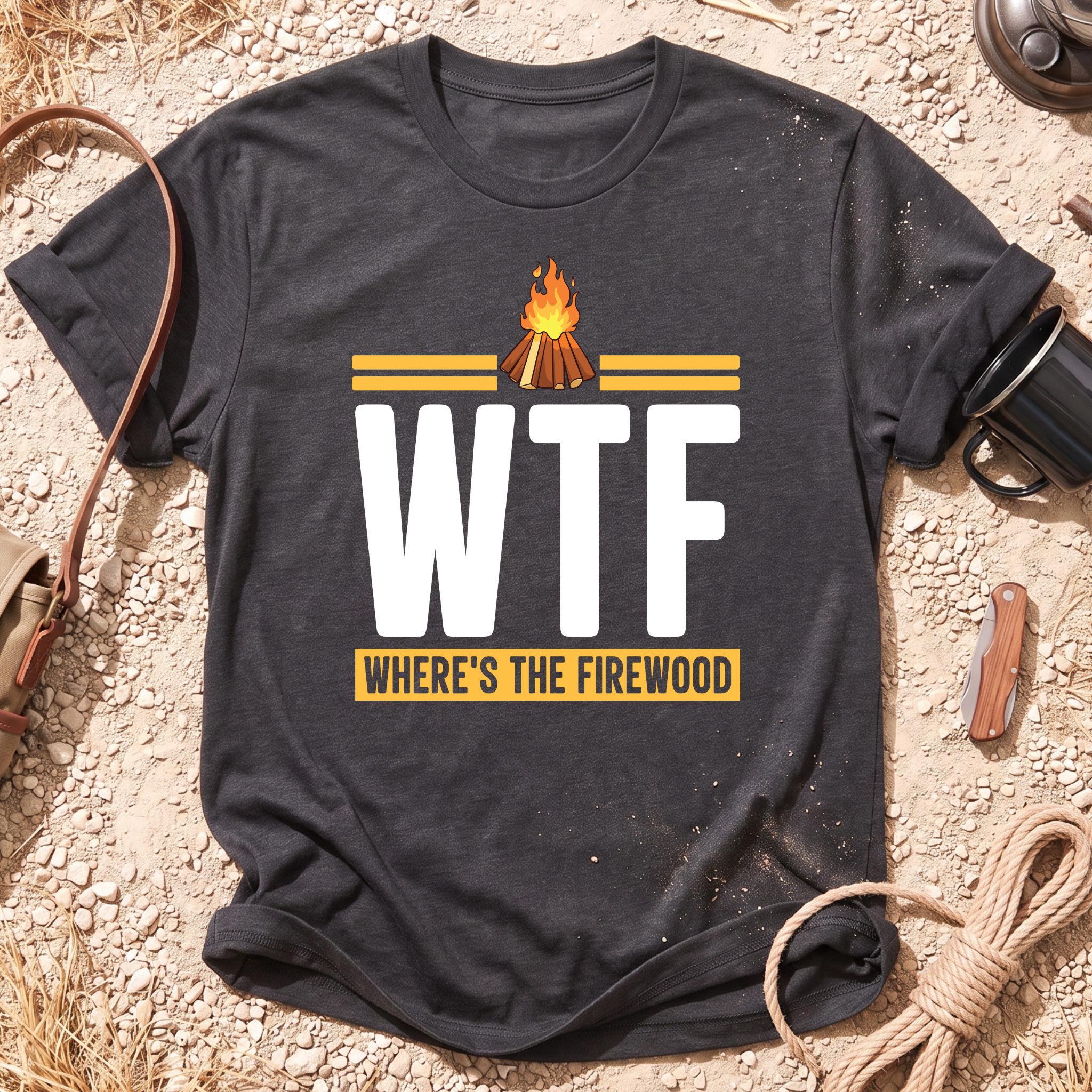WTF - Where's the Firewood T-Shirt