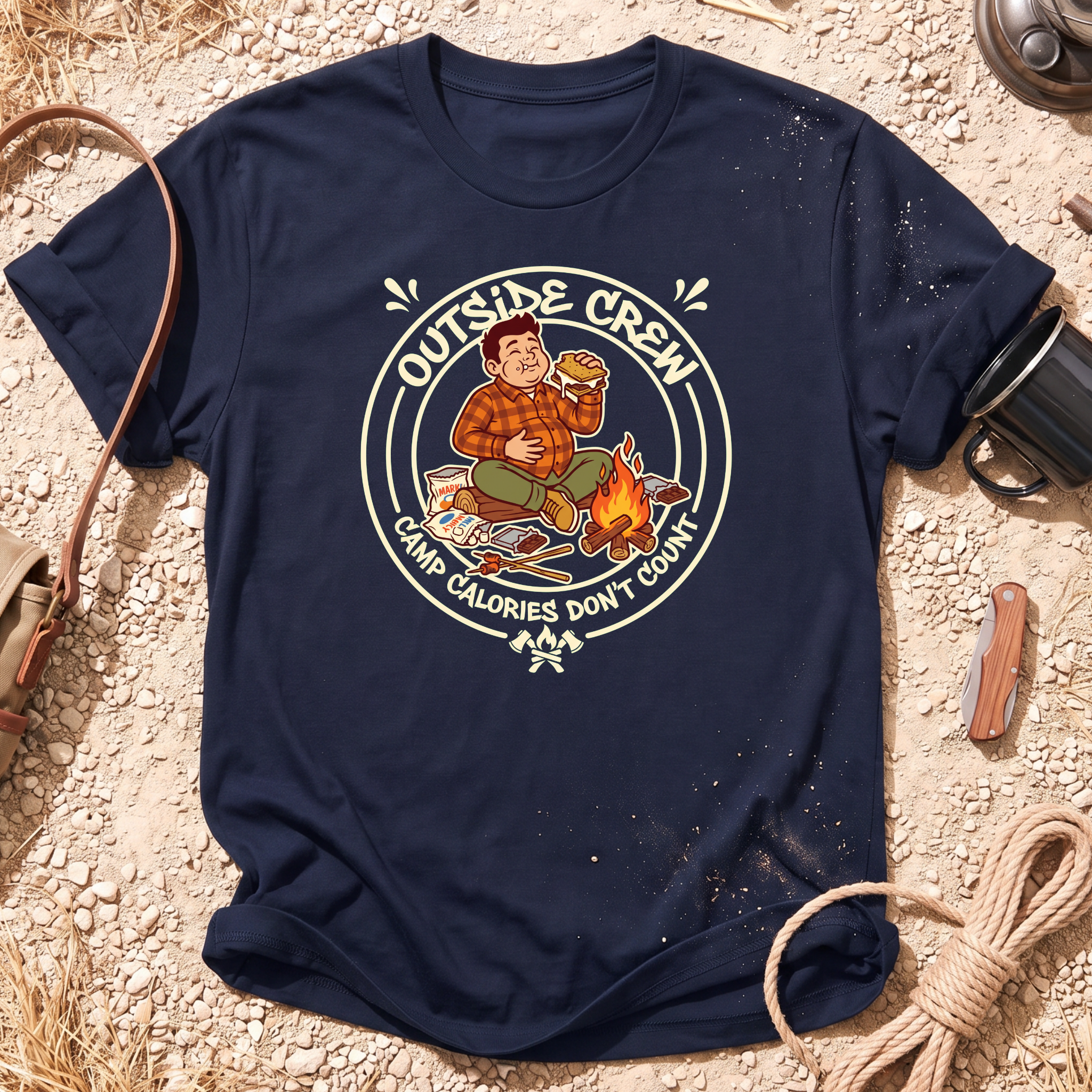 Camp Calories Don't Count Graphic T-Shirt