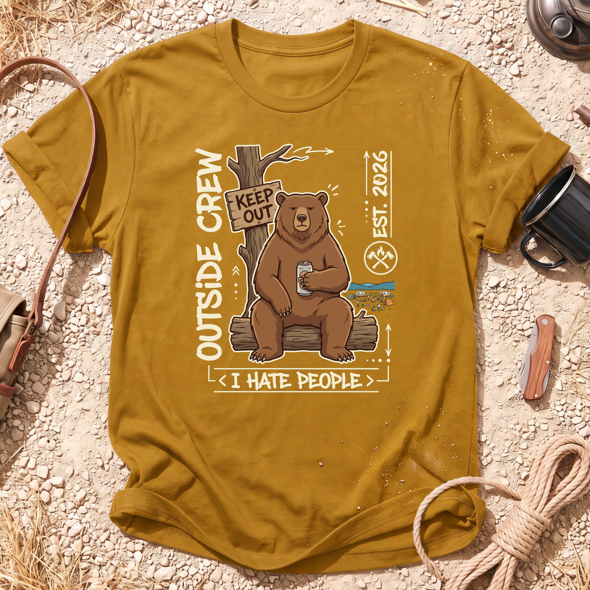 I Hate People Graphic T-Shirt