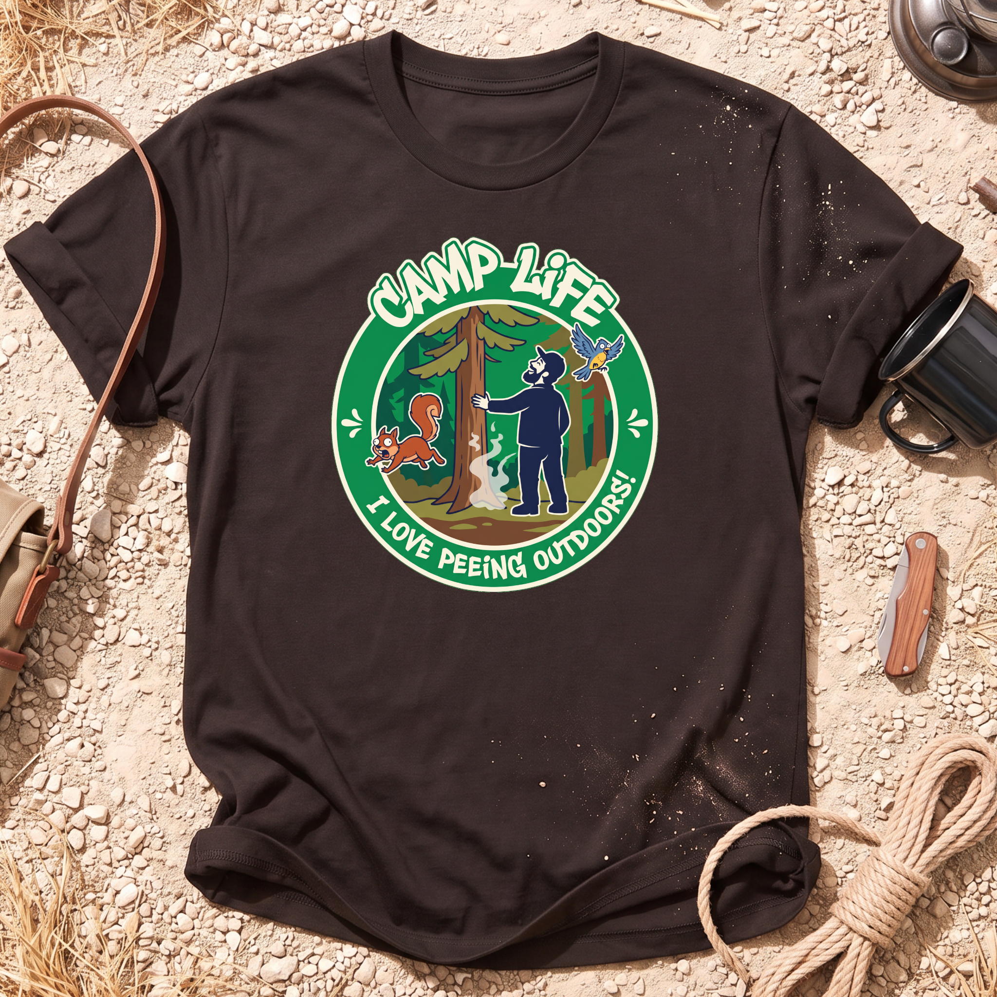 I Love Peeing Outdoors! T-Shirt