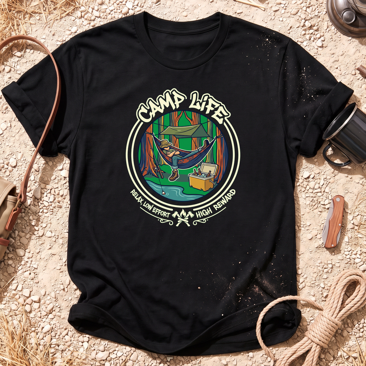Relax Low Effort, High Reward Graphic T-Shirt