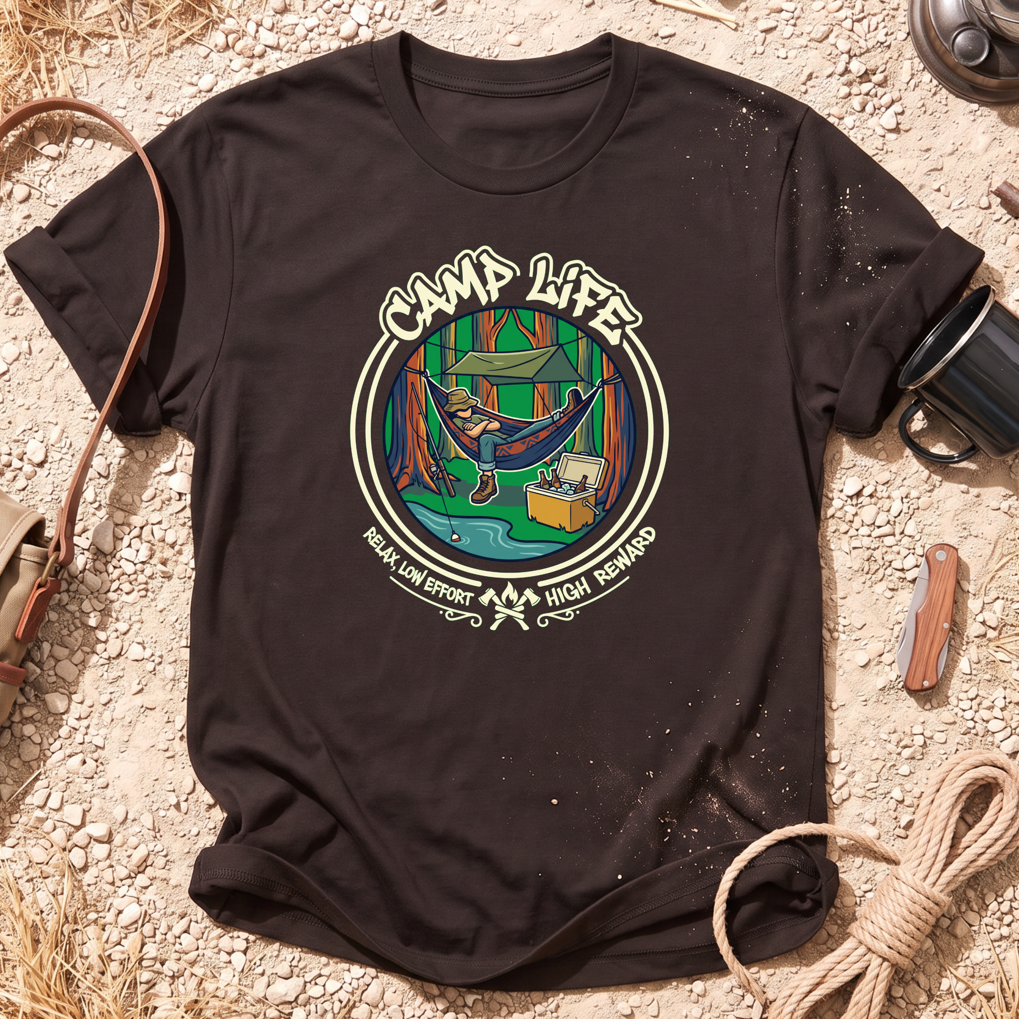 Relax Low Effort, High Reward Graphic T-Shirt