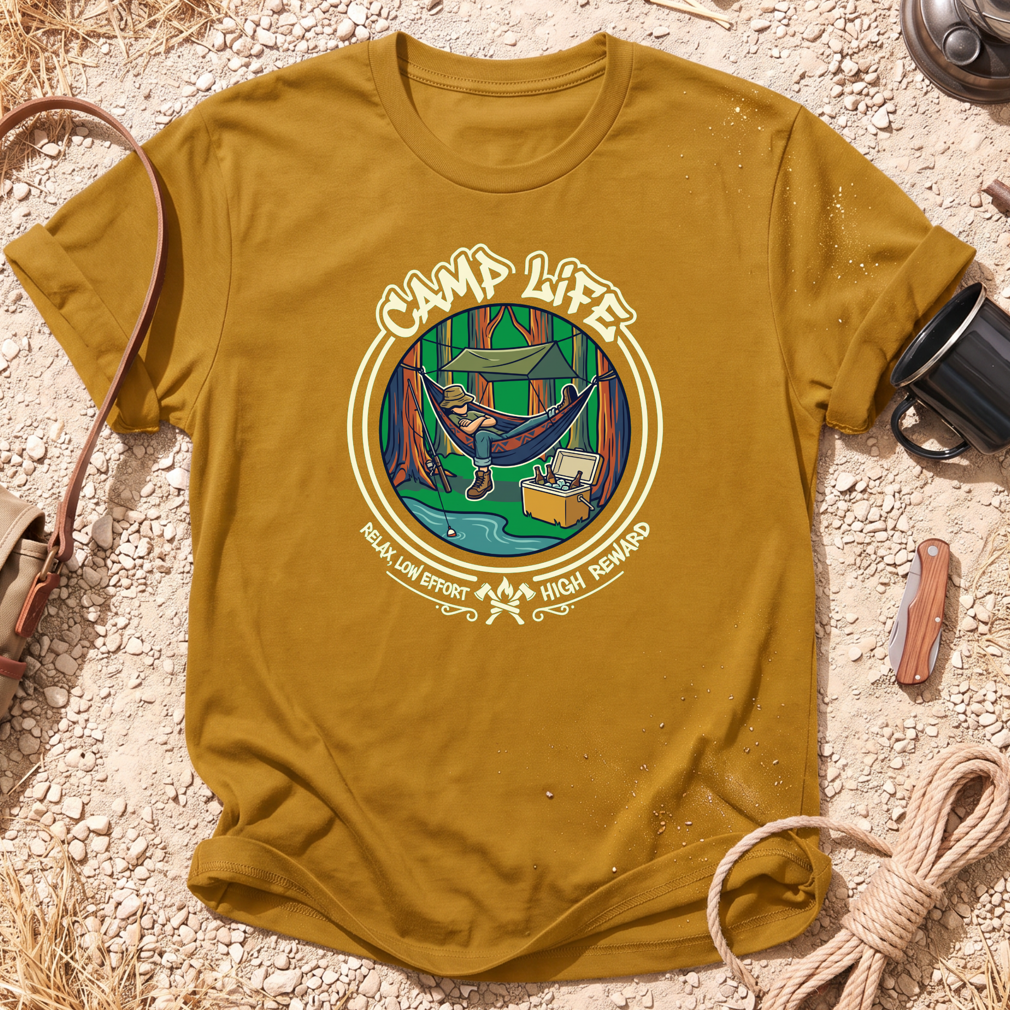 Relax Low Effort, High Reward Graphic T-Shirt