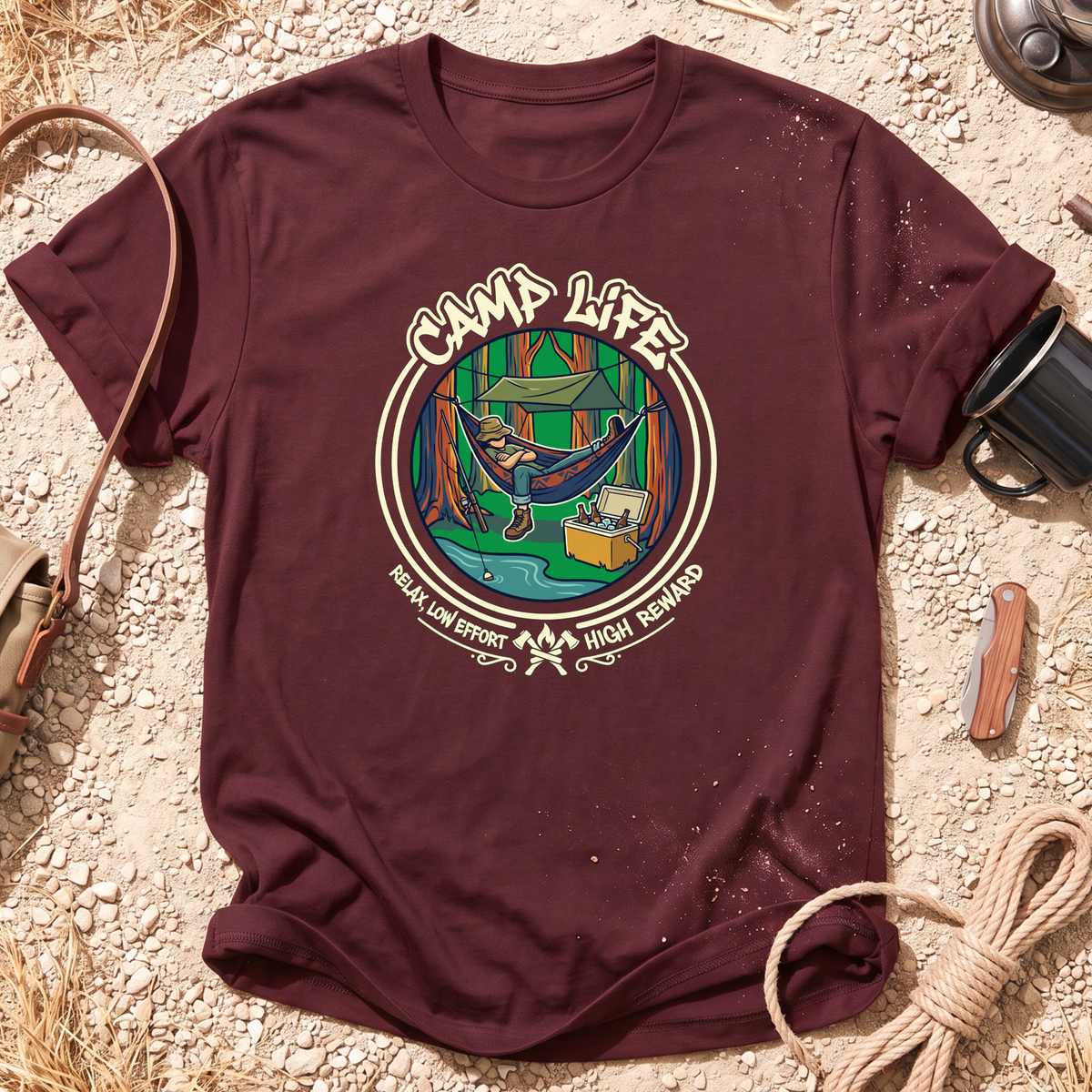 Relax Low Effort, High Reward Graphic T-Shirt