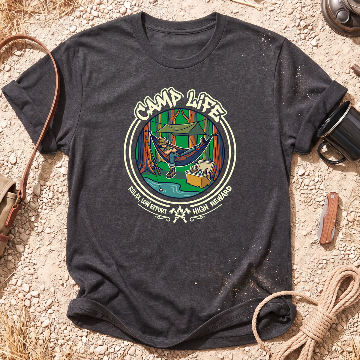 Relax Low Effort, High Reward Graphic T-Shirt