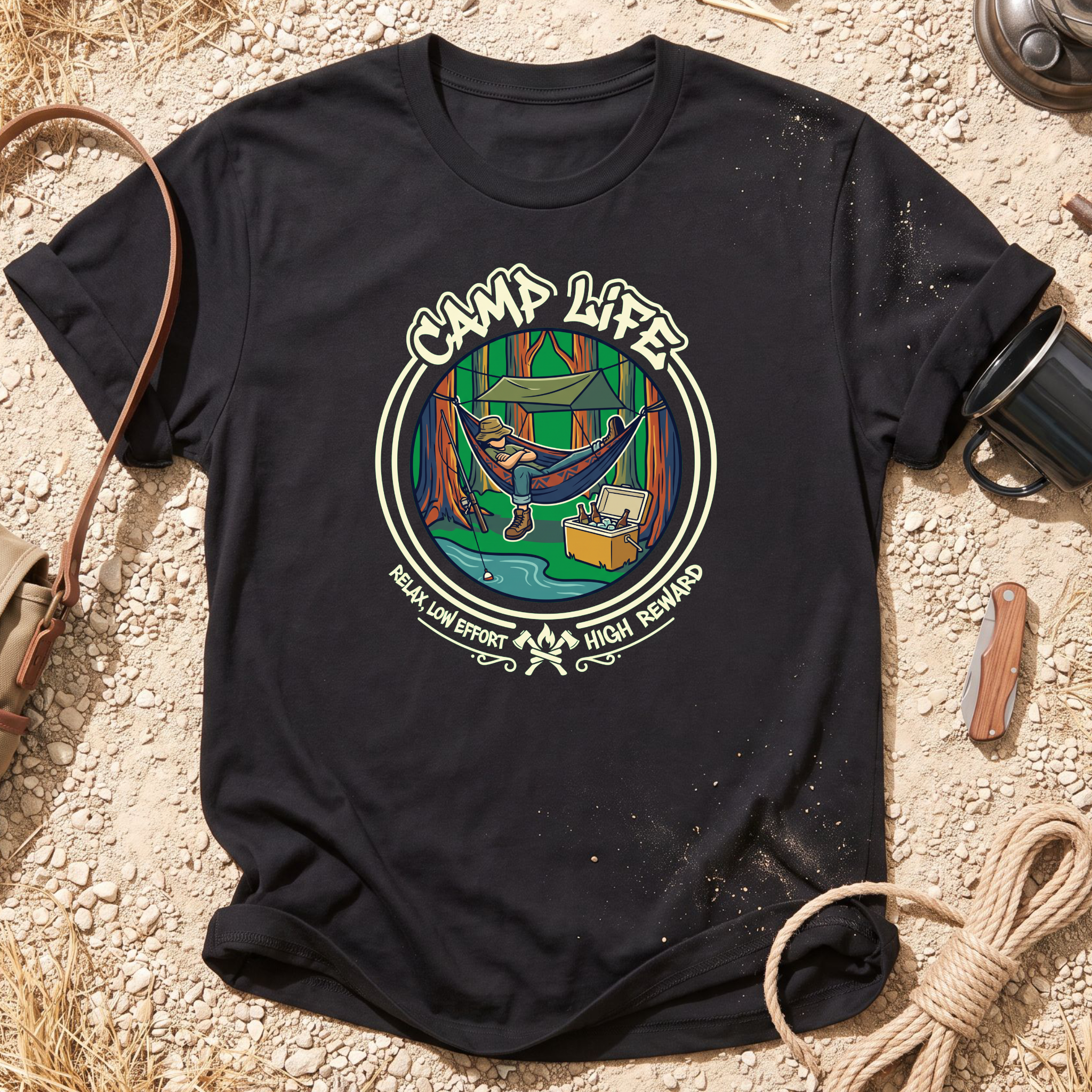 Relax Low Effort, High Reward Graphic T-Shirt