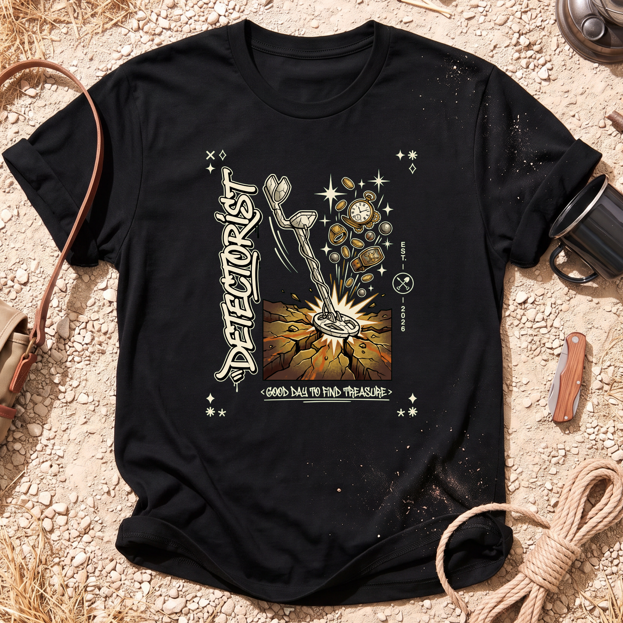 Good Day to Find Treasure Graphic T-Shirt