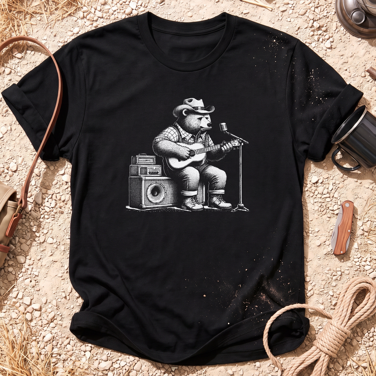 Bear Guitarist T-Shirt
