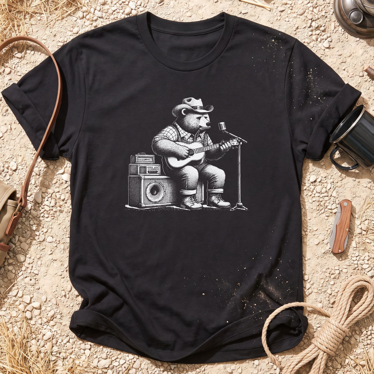 Bear Guitarist T-Shirt
