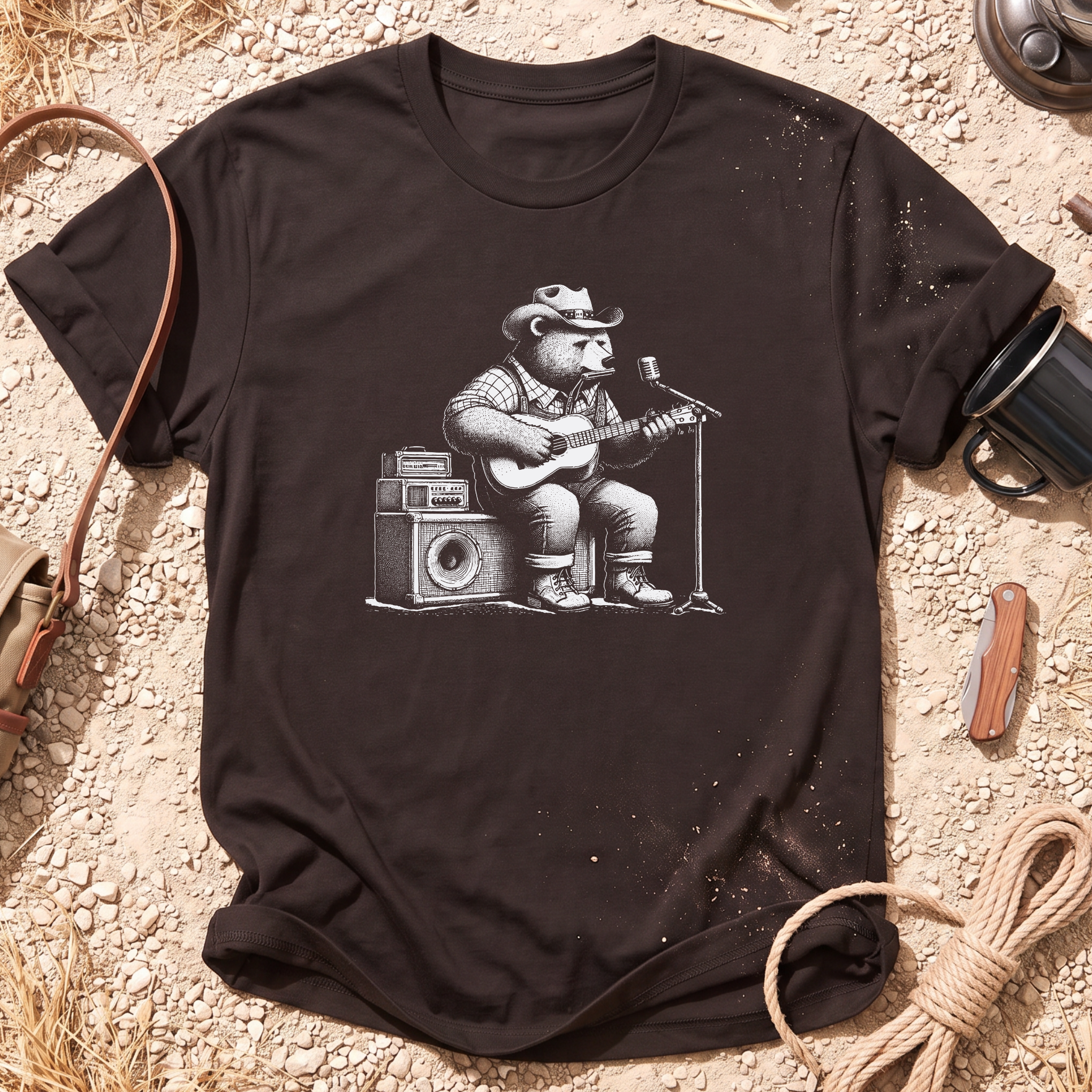 Bear Guitarist T-Shirt