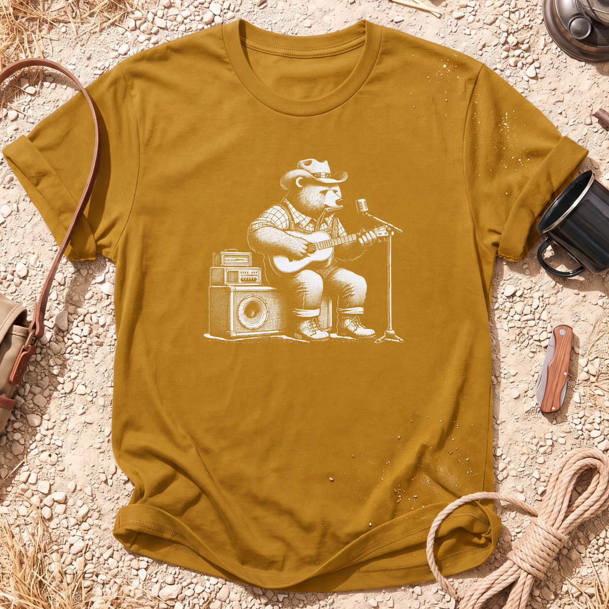 Bear Guitarist T-Shirt