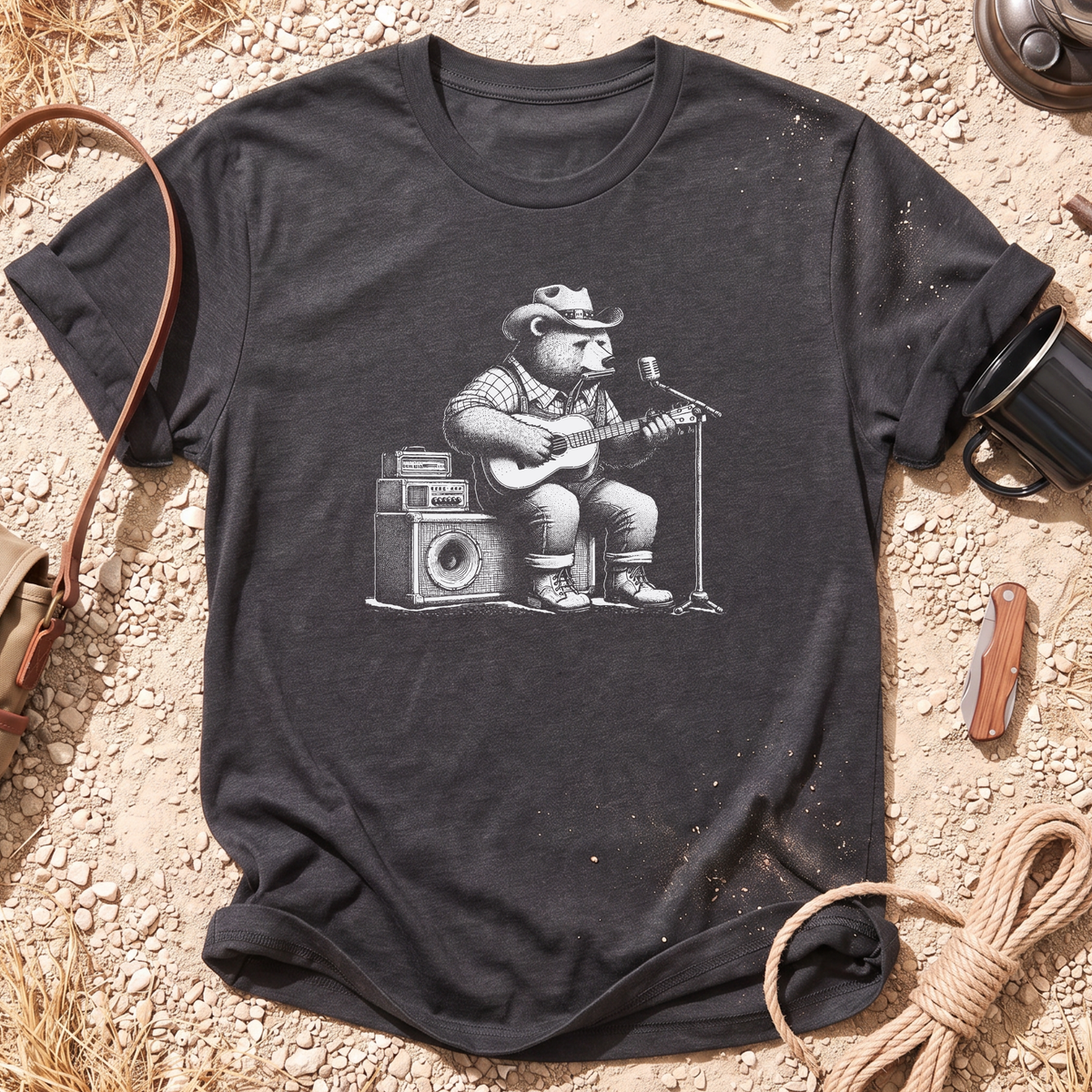 Bear Guitarist T-Shirt