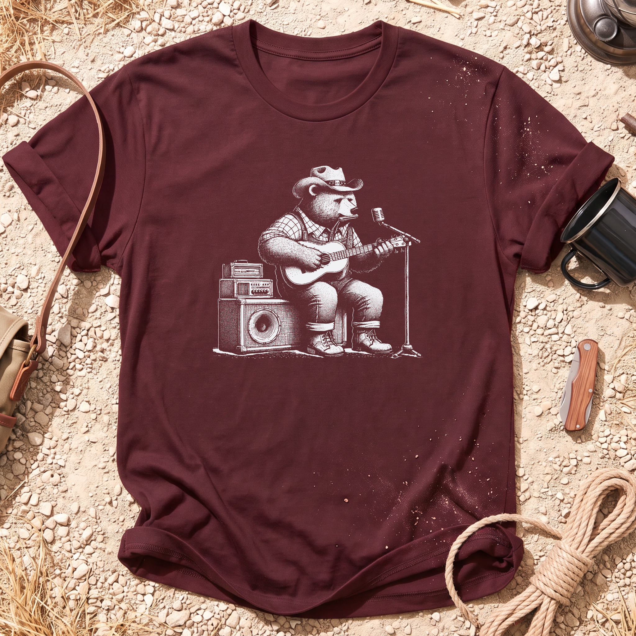 Bear Guitarist T-Shirt
