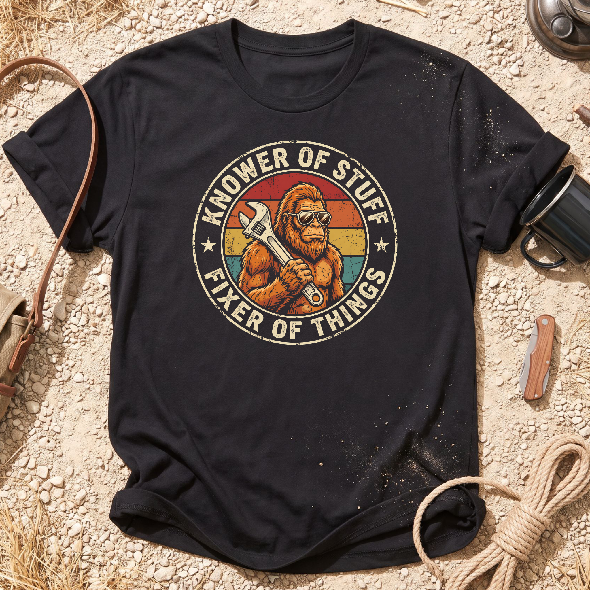 Bigfoot Knows T-Shirt