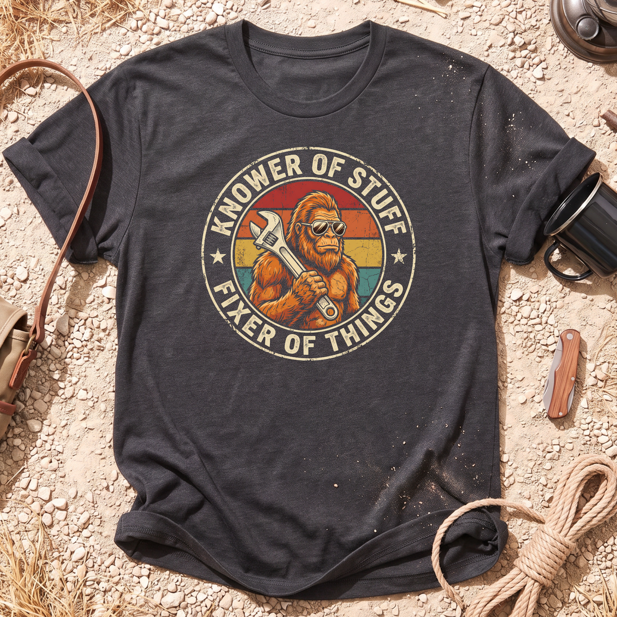 Bigfoot Knows T-Shirt