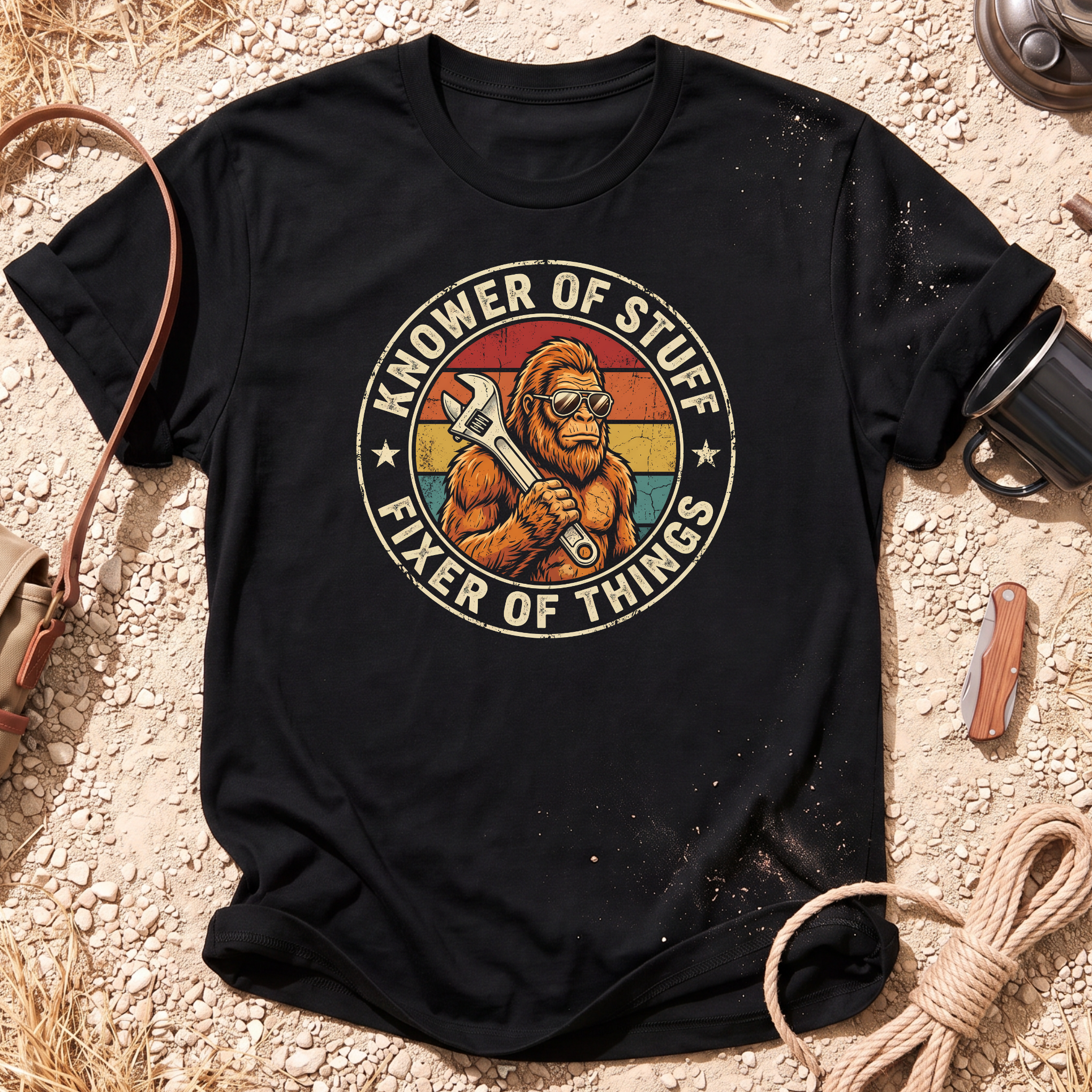 Bigfoot Knows T-Shirt