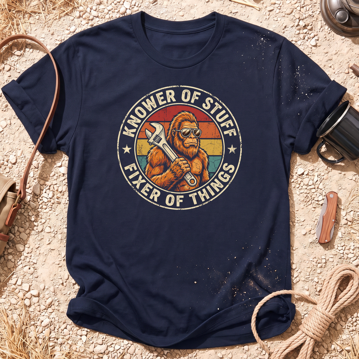 Bigfoot Knows T-Shirt
