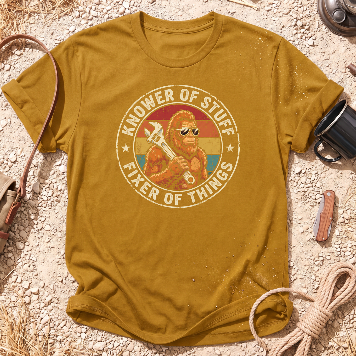 Bigfoot Knows T-Shirt