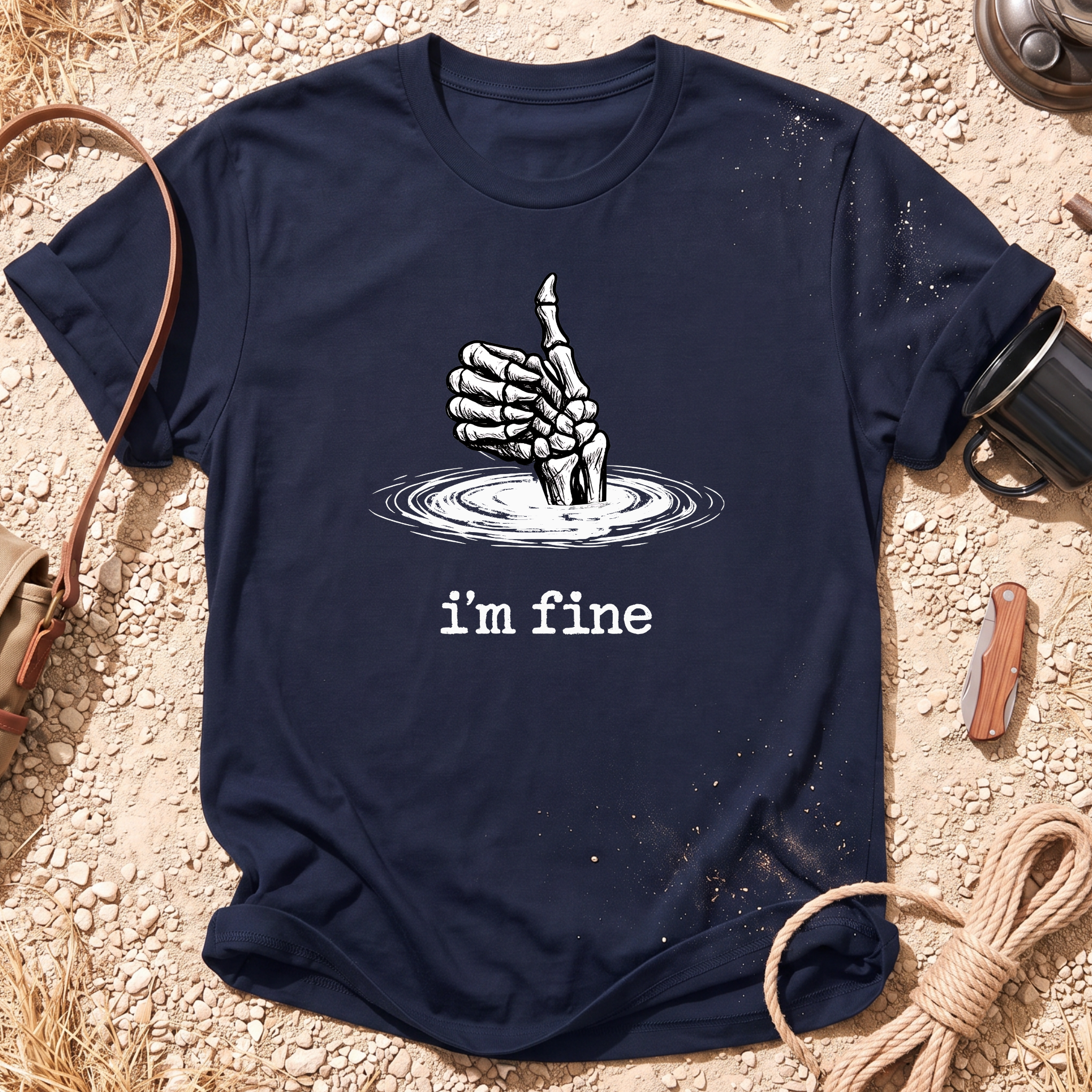 I'm Fine Skeleton T-Shirt