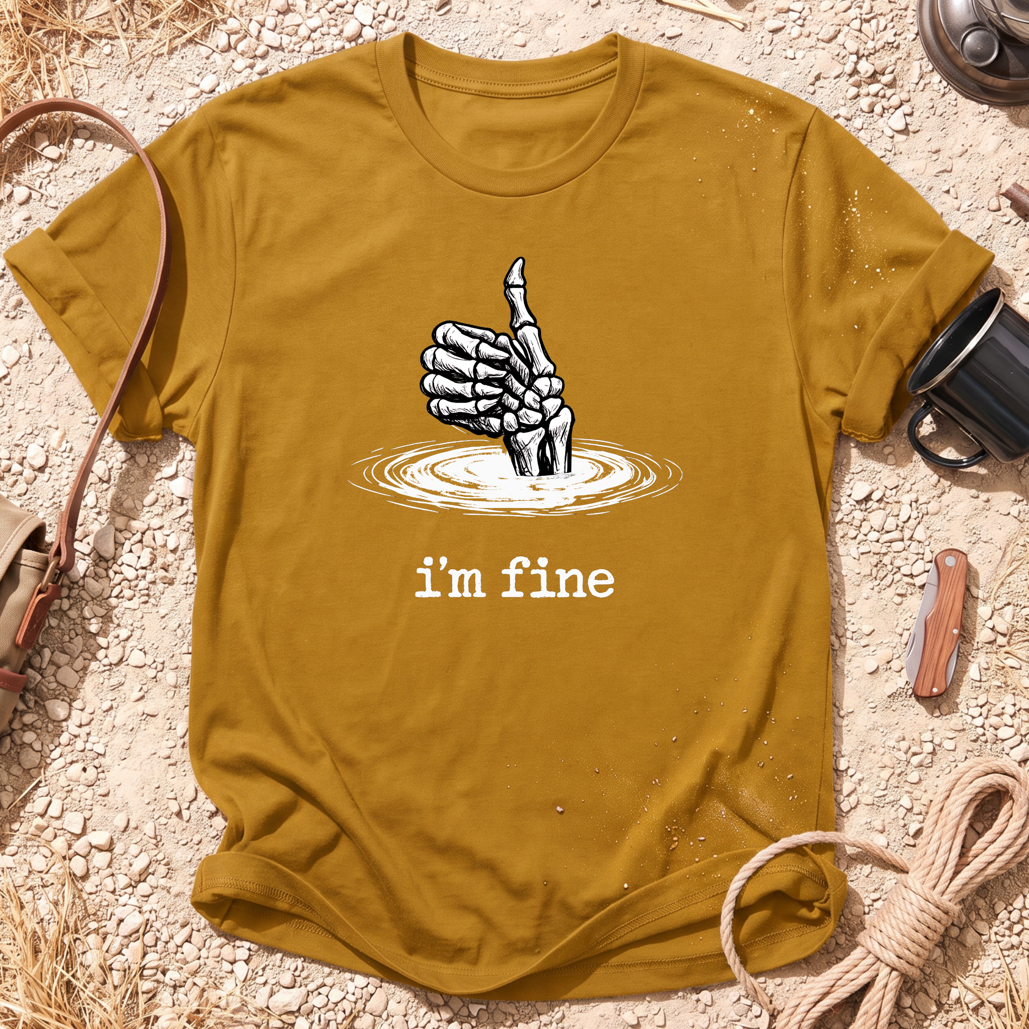 I'm Fine Skeleton T-Shirt