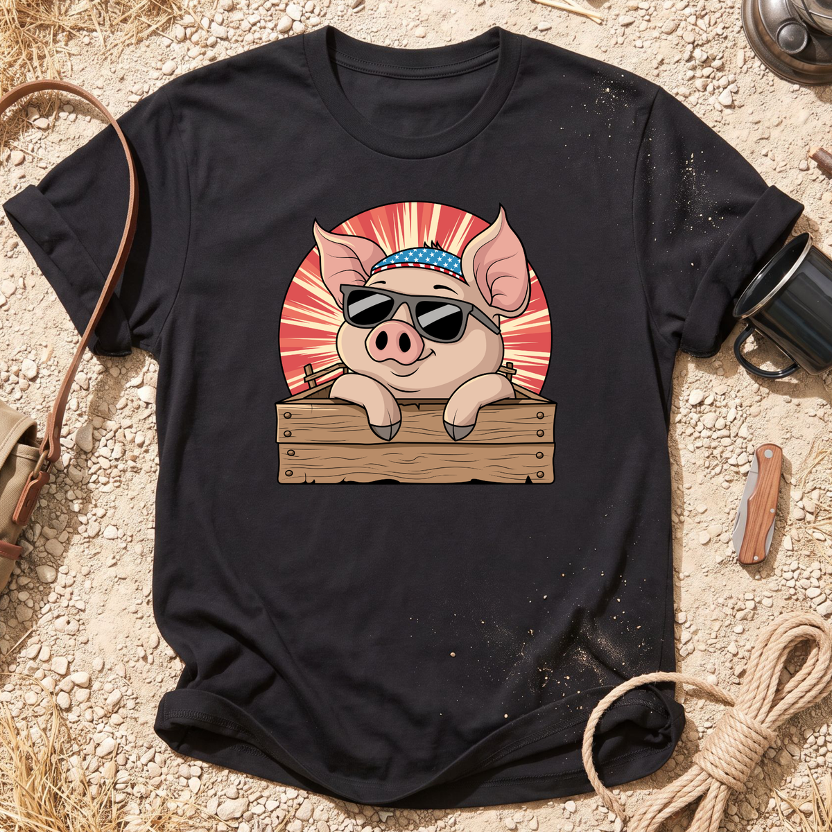 Patriotic Pig T-Shirt