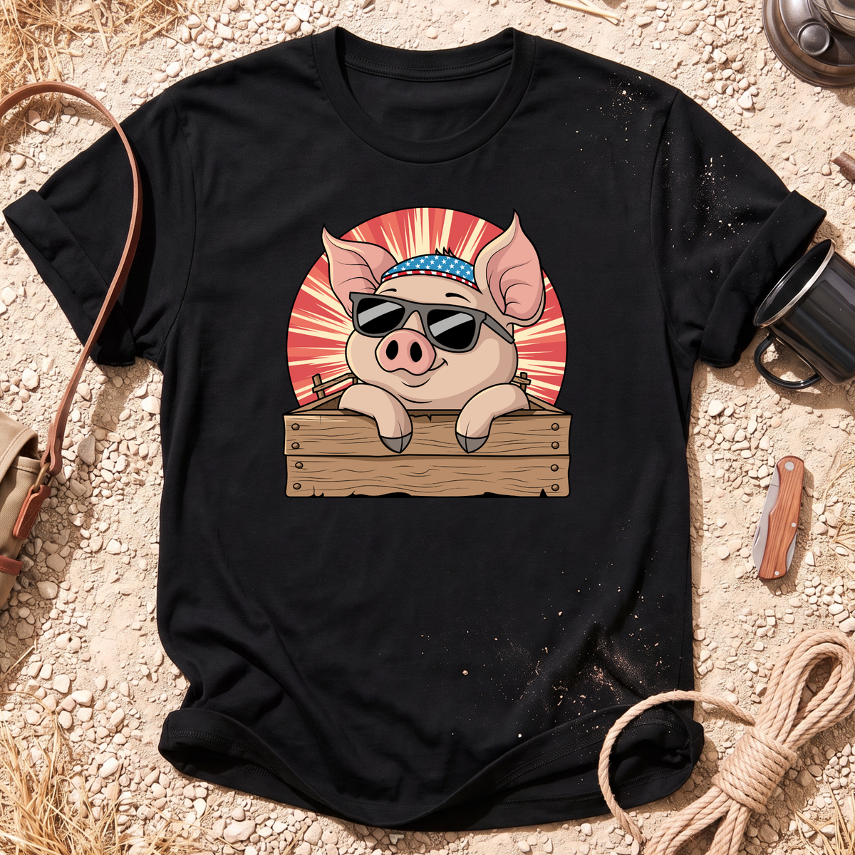 Patriotic Pig T-Shirt