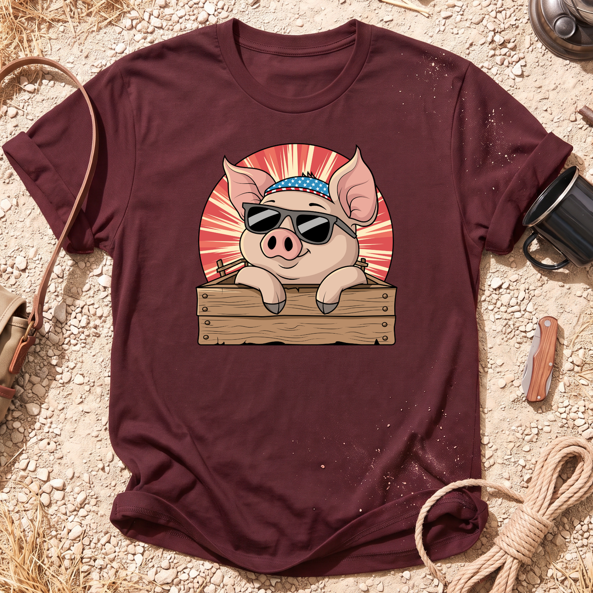 Patriotic Pig T-Shirt