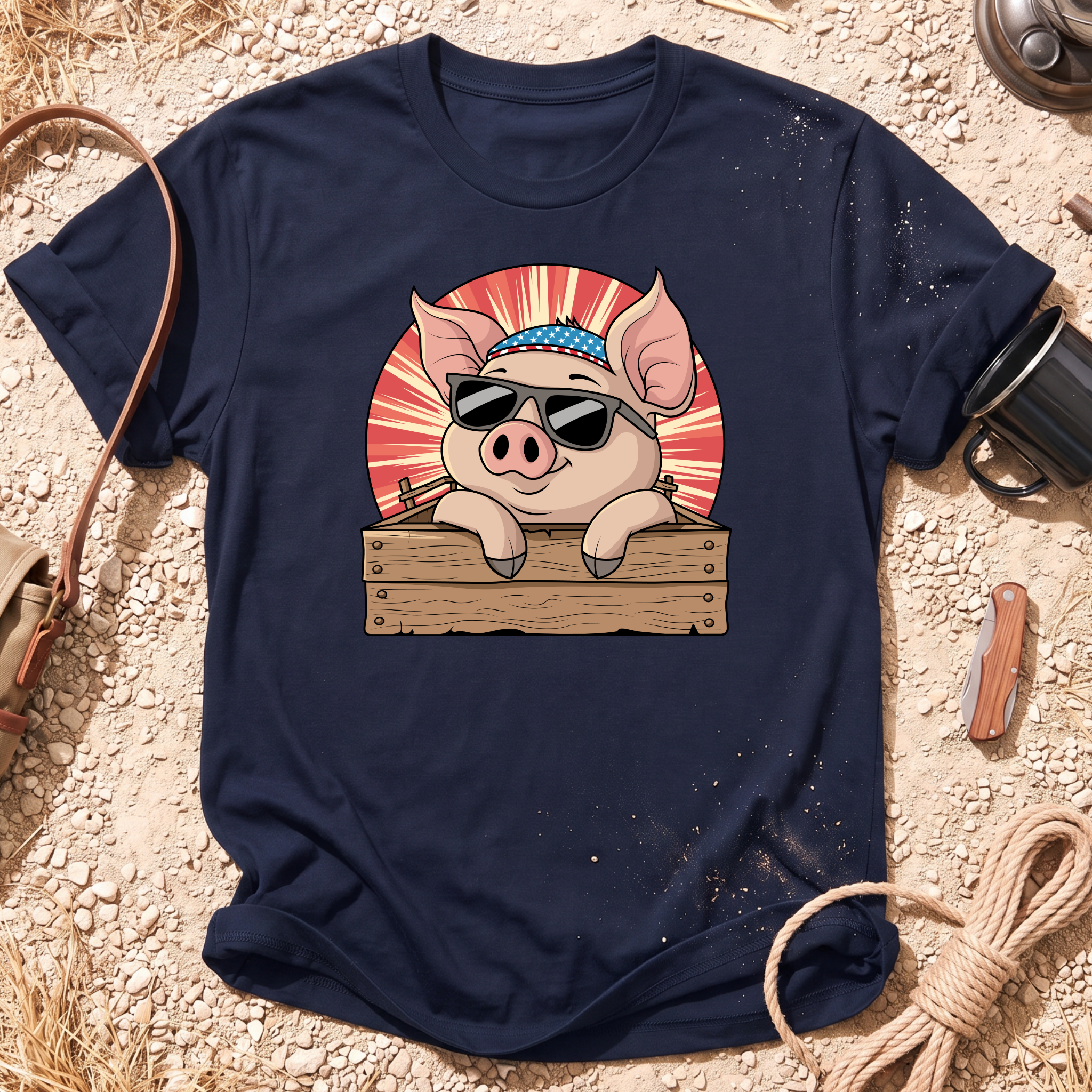 Patriotic Pig T-Shirt